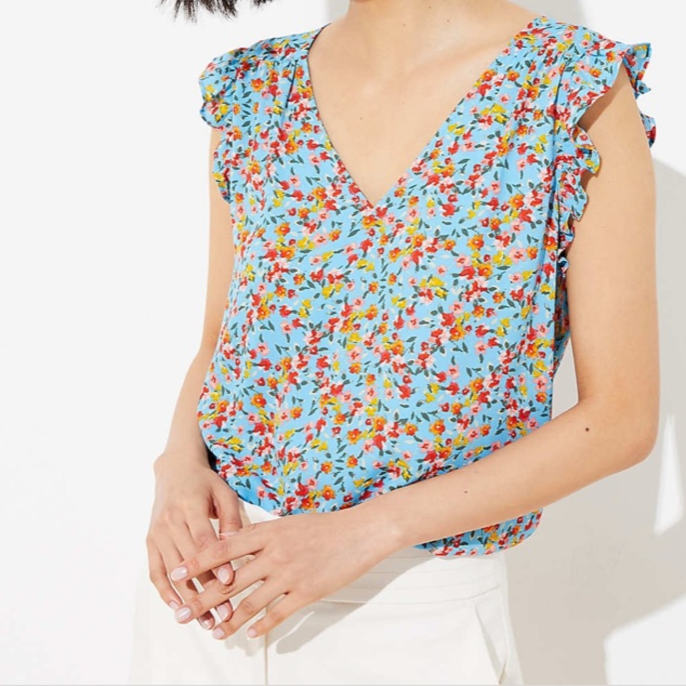 Ann Taylor Loft Floral blouse